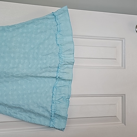 B.T. Kids Light Blue Embroidered Dress Kid Size 3T - Picture 4 of 11